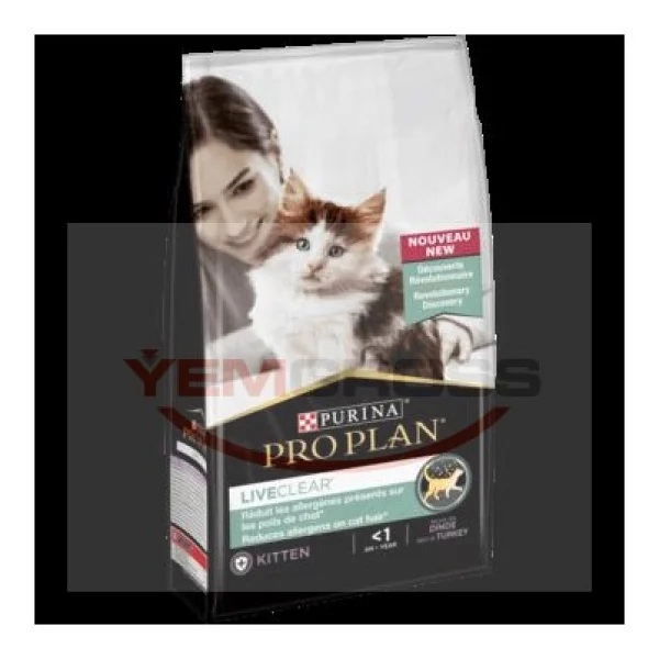 Pro Plan Liveclear Alerjen Azaltan Hindili 1.4 Kg Yavru Kedi Maması - Görsel 3