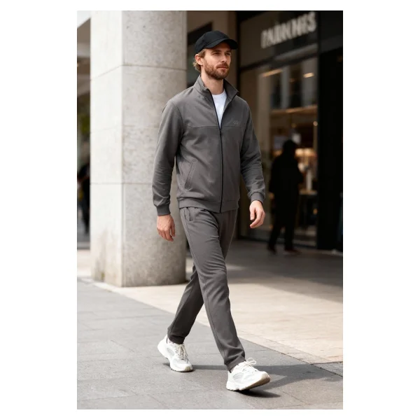 Tommy Life 85260 Gri Erkek Eşofman Takımı - Görsel 5