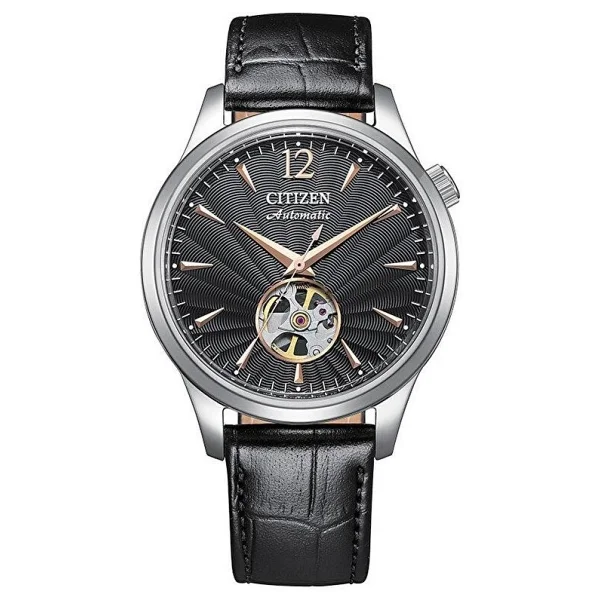 Citizen Automatico Nh9131-14e Deri Kordon Erkek Kol Saati - Görsel 5