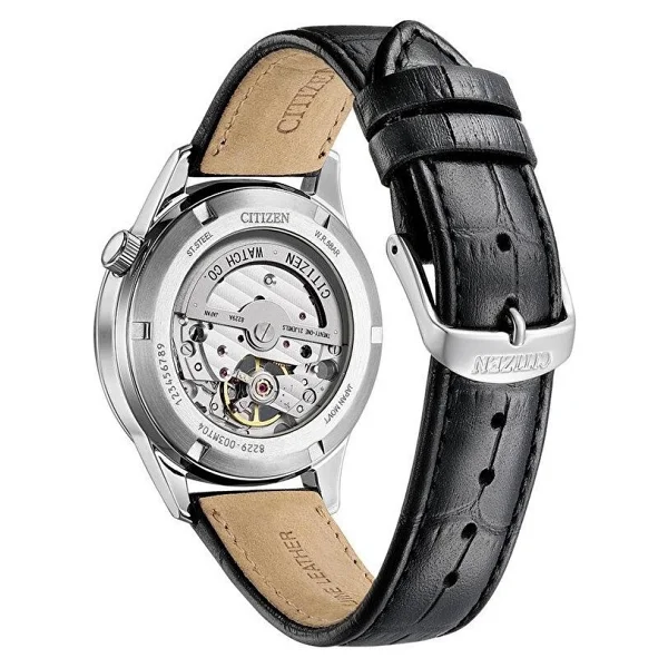 Citizen Automatico Nh9131-14e Deri Kordon Erkek Kol Saati - Görsel 3