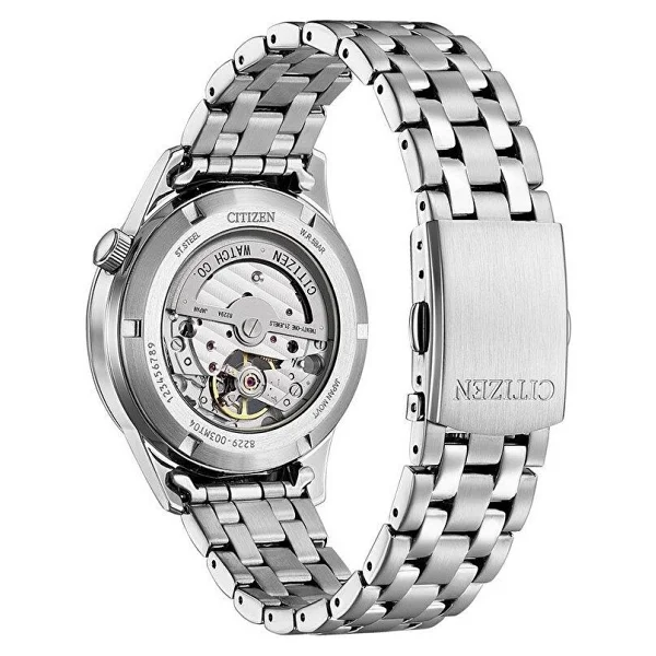 Citizen Automatico Nh9131-73l Çelik Kordon Mavi Erkek Kol Saati - Görsel 5
