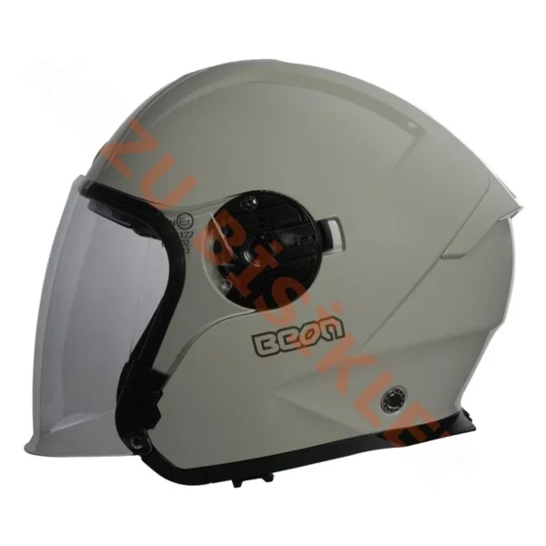 Beon Çenesiz Vizörlü Yazlık Kask [B203] [Beyaz-Kırmızı-Yeşil] - XL - Görsel 2