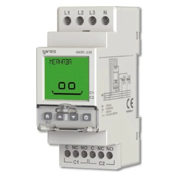 Entes GKRC-22E Gerilim Koruma Rölesi - Görsel 2
