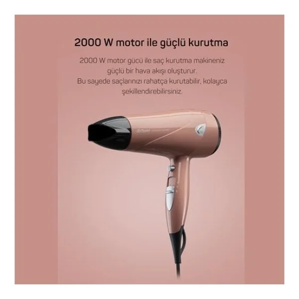 Arzum Ar5014 Senfony Color Akşam Güneşi 2000 W Saç Kurutma Makinesi - Görsel 8