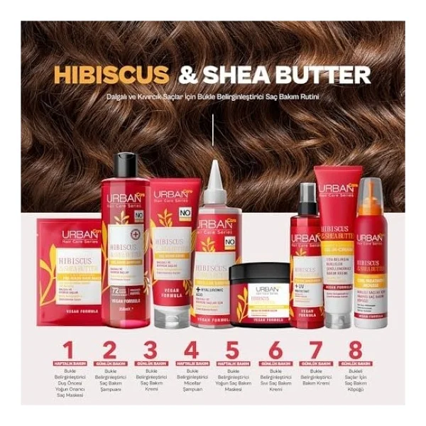 Urban Care Hibiscus Shea Butter Bukle Belirginleştirici 350 Ml Şampuan - Görsel 3