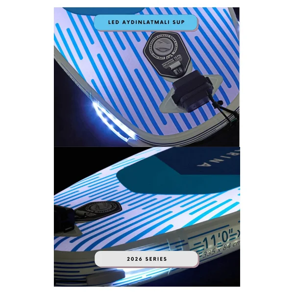 Aqua Marina Ray 11'0" Tpu Şişme Stand Up Paddle Board LED Aydınlatmalı Sup - Görsel 4