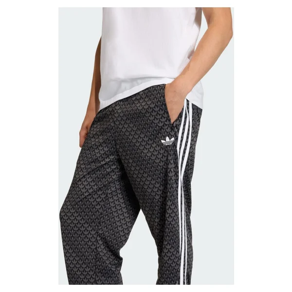 Adidas Firebird Loose Monogram Track Kc9159 Siyah Erkek Eşofman Altı - Görsel 4
