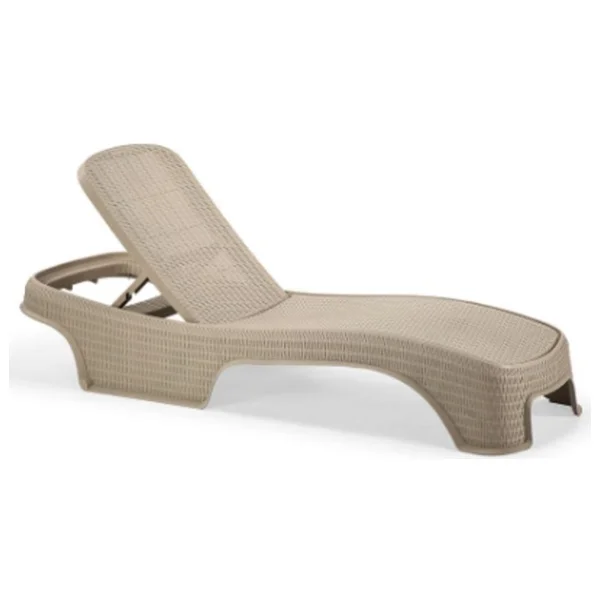 Şenyayla Plastik Brezza Royal Rattan Şezlong 2'li - Cappuccino - Görsel 4