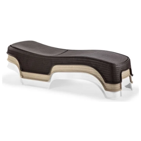 Şenyayla Plastik Brezza Royal Rattan Şezlong 2'li - Cappuccino - Görsel 3