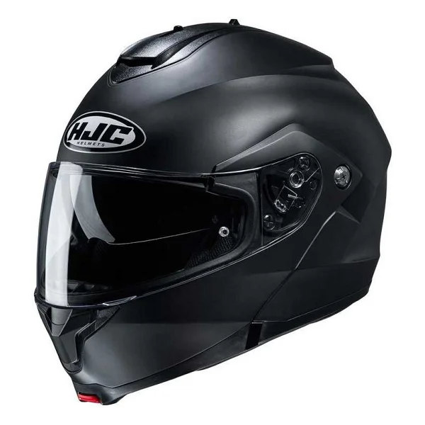 Hjc C91n Çene Açılır Mat Siyah Motor Kaskı - Görsel 3