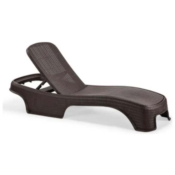 Şenyayla Plastik Brezza Royal Rattan Şezlong 2'li - Cappuccino - Görsel 5
