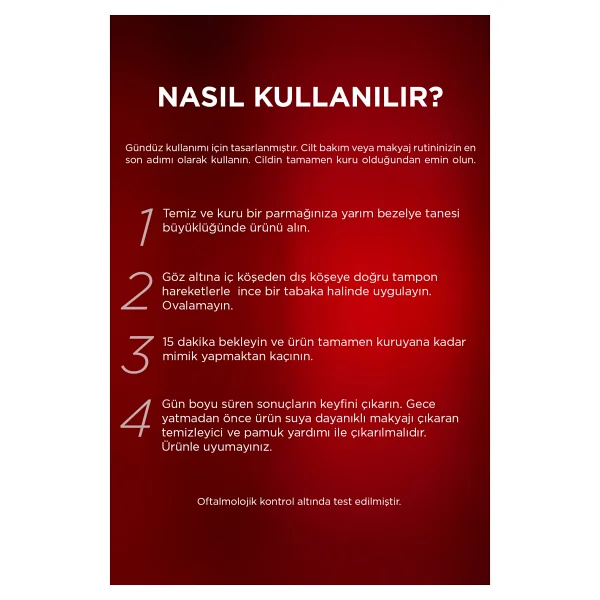 L'oreal Paris L'oreal Paris Revitalift Lazer Eyebag Göz Altı Torbalarına Karşı Göz Kremi + Instant Anti Age Eraser 01 Light - Görsel 5