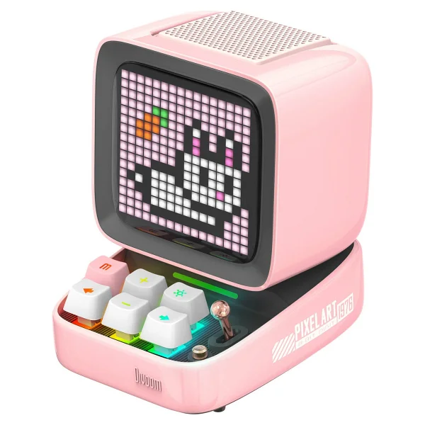 Divoom Ditoopro Bluetooth Hoparlör Pembe - Görsel 9