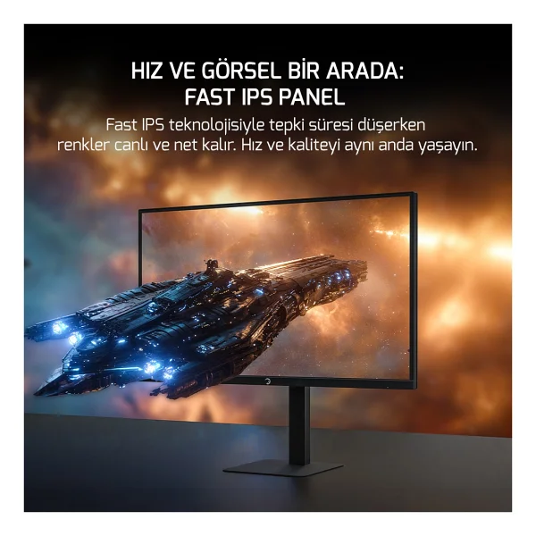 Gamepower Kaze Dual 27'' 0.5 Ms 4K 160 Hz - Full HD 320 Hz Pivot Ips Oyuncu Monitörü - Görsel 4