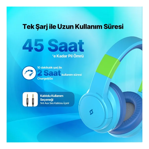 Ttec Soundbuddy 3 2km171 Kulak Üstü Çocuk Bluetooth Kulaklık - Görsel 6
