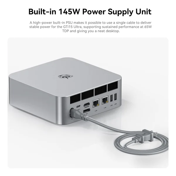 Beelink Gtı15 Ultra Ultra 9 285h 64 GB 1 TB SSD Arc 140t Mini PC - Görsel 6