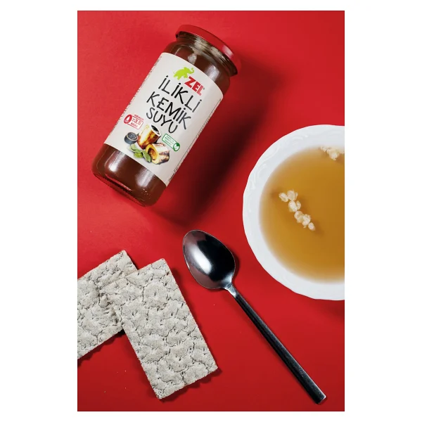 Zel %100 Dana Kaval Kemiklerinden İlikli Kemik Suyu 480 Ml - 12 Saat Kaynatılmış - Görsel 5