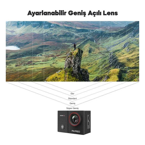 Akaso Ek7000 Pro 4K Ultra HD Aksiyon Kamerası - Görsel 5