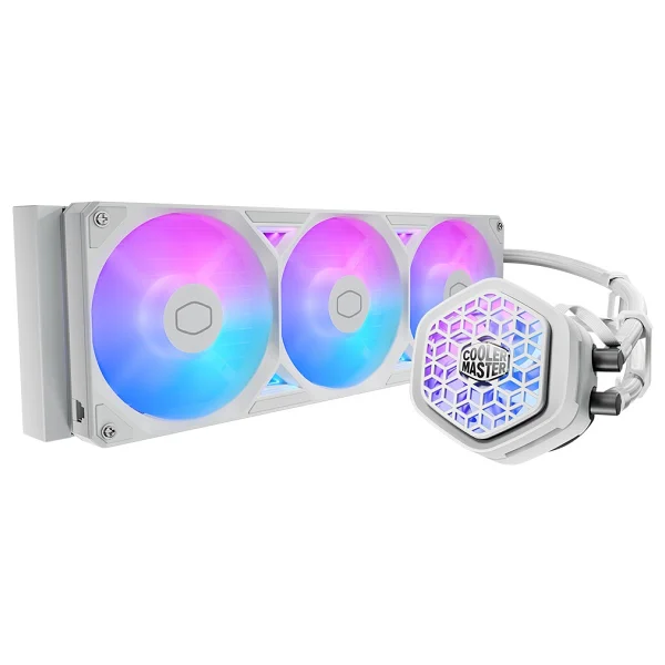 Cooler Master Ml360 Atmos Iı Vrm Fan Argb Mlx-D36m-A25sz-Vw Beyaz İşlemci Sıvı Soğutucu - Görsel 6