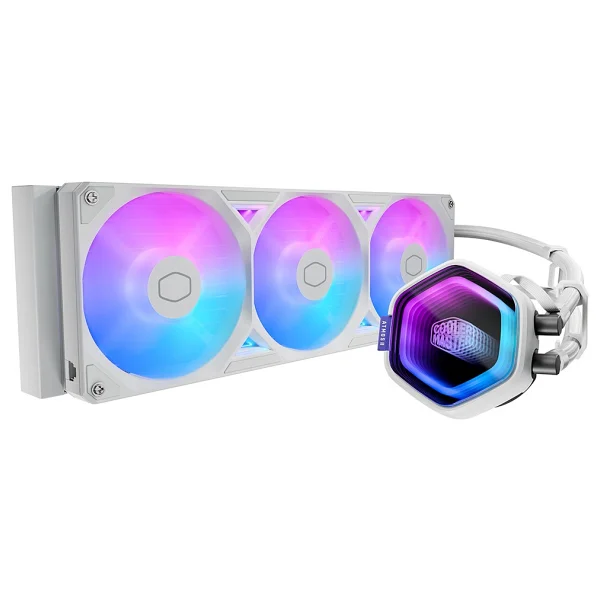 Cooler Master Ml360 Atmos Iı Vrm Fan Argb Mlx-D36m-A25sz-Vw Beyaz İşlemci Sıvı Soğutucu - Görsel 2
