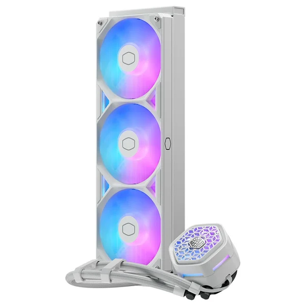 Cooler Master Ml360 Atmos Iı Vrm Fan Argb Mlx-D36m-A25sz-Vw Beyaz İşlemci Sıvı Soğutucu - Görsel 5