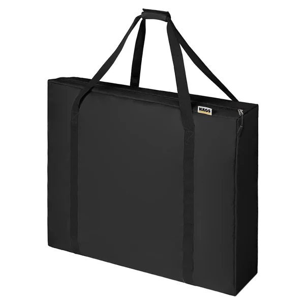 Haegs Haegs Taşıma Çantası, İnce Yassı Çok Amaçlı, Kamp Masası Çantası, Fermuarlı Dayanıklı Saklama Çantası, 24l (52 X 10 X 47 Cm) Siyah - Görsel 7
