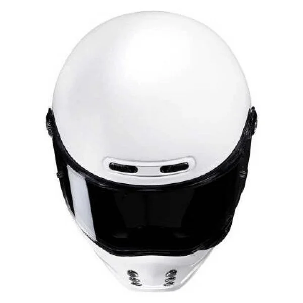 Hjc V10 Beyaz Full Face Motor Kaskı - Görsel 3