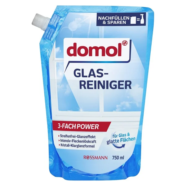 Domol Yüzey Temizleyici Cam Yedek Ambalaj 750 Ml - Görsel 4