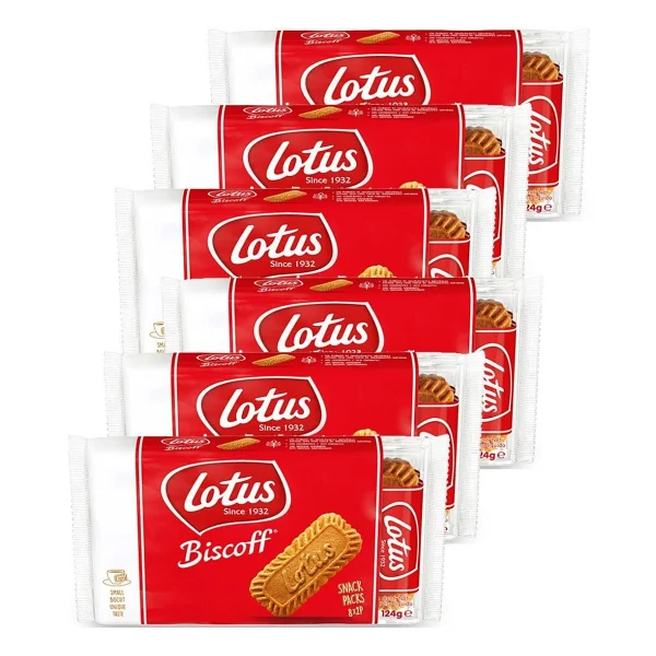 Lotus Biscoff Snack 124 G X 6 - Görsel 2