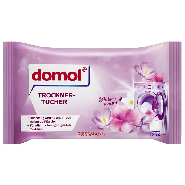 Domol Çiçek Rüyası 25'li Kurutma Makinesi Mendili - Görsel 3