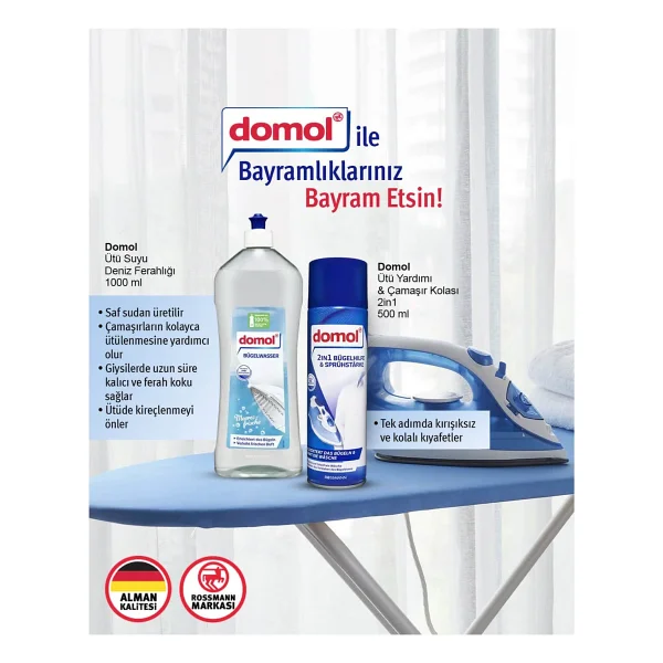 Domol Deniz Ferahlığı 1000 Ml Ütü Suyu - Görsel 3