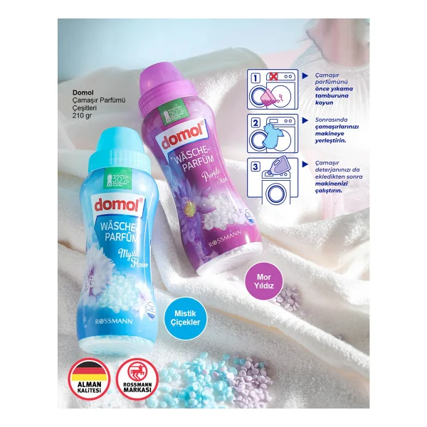 Domol Purple Stars Çamaşır Parfümü 210 Gr - Görsel 3