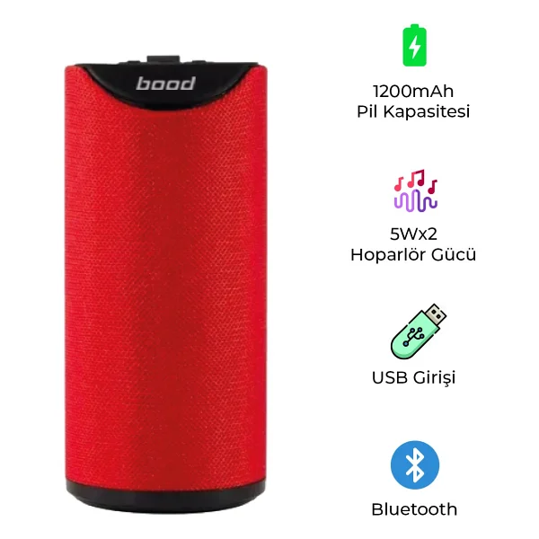 Bood Sh-23 Bluetooth Hoparlör - Görsel 8