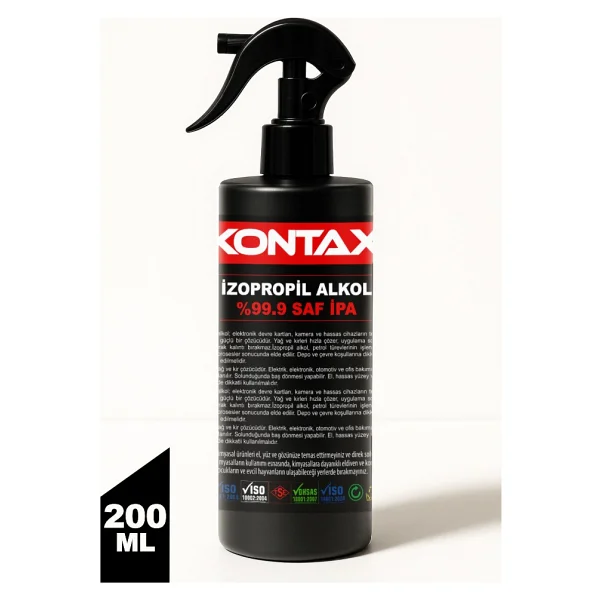 Kontax Saf İpa %99,9 İzopropil Alkol 200 Ml - Görsel 5