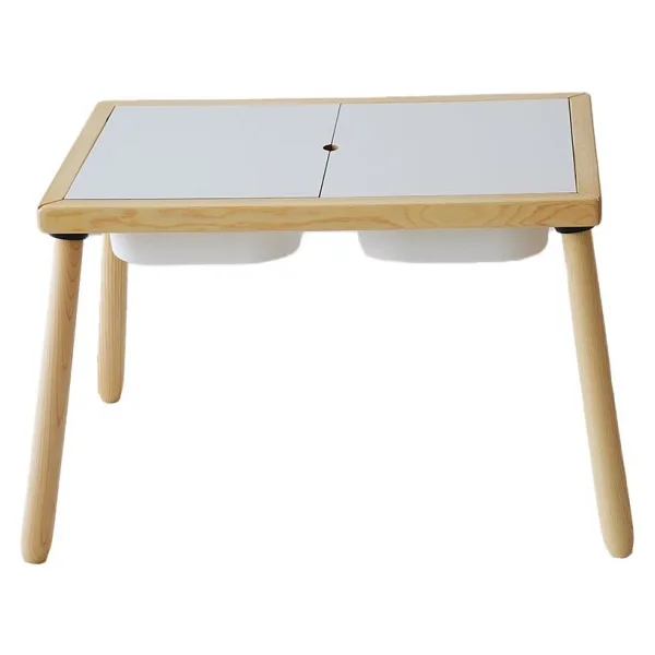 Wood & Joy Doğal Ahşap Duyusal Çocuk Aktivite Masası Oyun Masası Ve Çocuk Çalışma Masası - Görsel 4