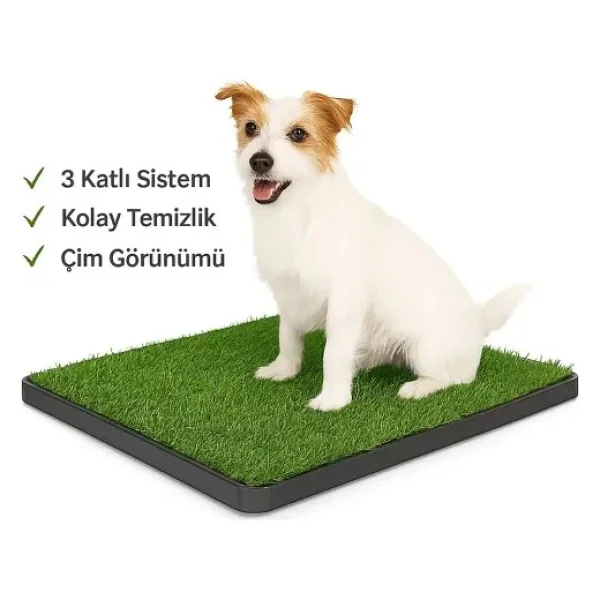 Petzoom Pet Park Büyük Boy Köpek Tuvaleti - Görsel 5