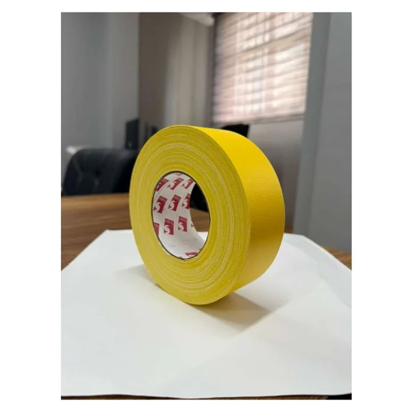 Scapa 3101 Gaffer Kamera Bandı Tamir Bandı 50mmx50mt Sarı - Görsel 3