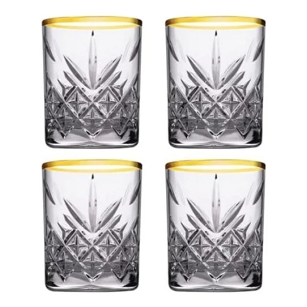 Paşabahçe Timeless Golden Touch 52780 4'lü Shot Bardağı - Görsel 2