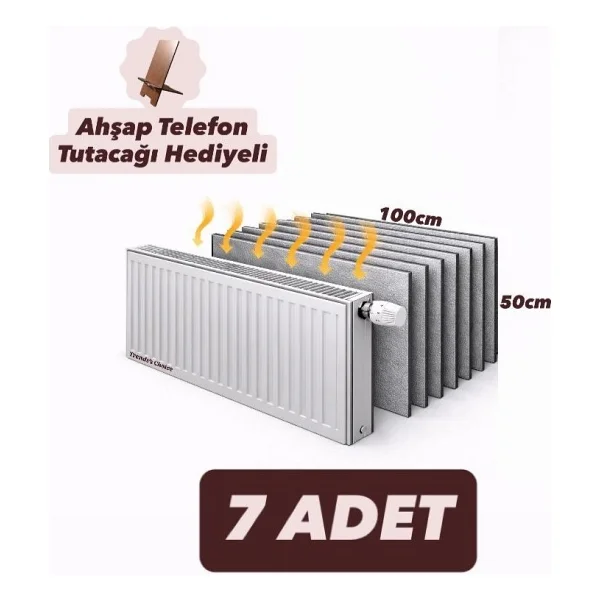 Ankaflex 7 Adet Petek Arkası Isı Yalıtım Levhası Alüminyum Folyo 7 Radyatör Arkalığı - Görsel 6