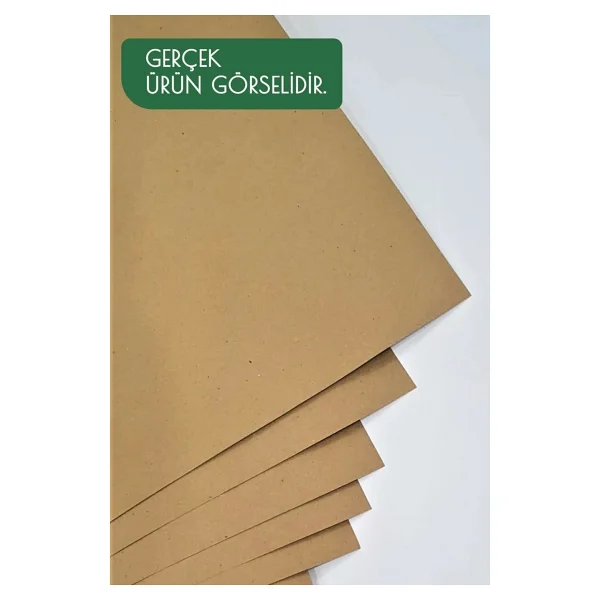 Kraft Kahverengi Kağıt 10 Adet Ambalaj Kağıdı 70x100 Cm - Görsel 4