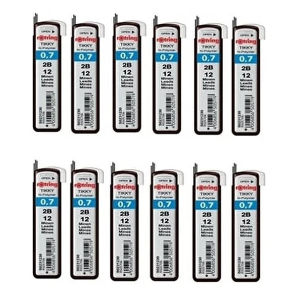 Rotring Tikky Hi-Polymer 0.7 Mm 2b Kalem Ucu - Görsel 2