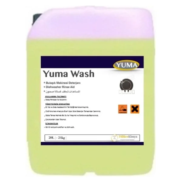 Yuma Endüstriyel Sanayi Tipi Bulaşık Makinesi Deterjanı Limonlu - Görsel 2