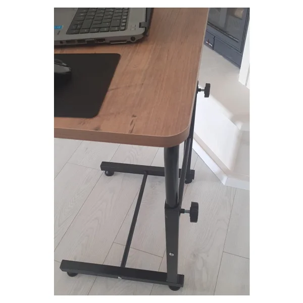 Depolife Koltuk Sehpası Notebook Laptop Bilgisayar Çalışma Masası Yükseklik Ayarlı Akrobat Masa Yatak Yan Seh - Görsel 3