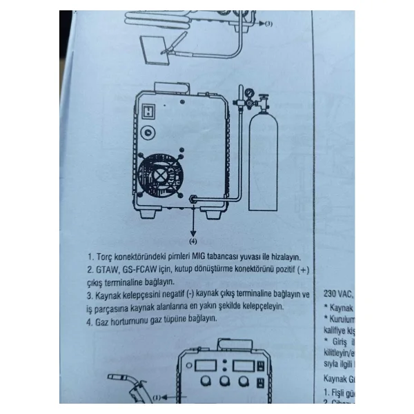 Sgs 5167 Mıg 165 A Gazaltı Kaynak Makinesi - Görsel 4