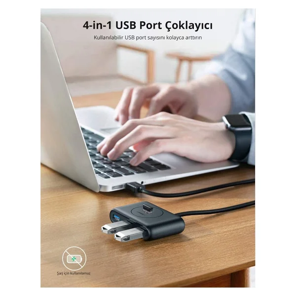 Ugreen 20290 4 Portlu USB 3.0 USB Çoğaltıcı - Görsel 6