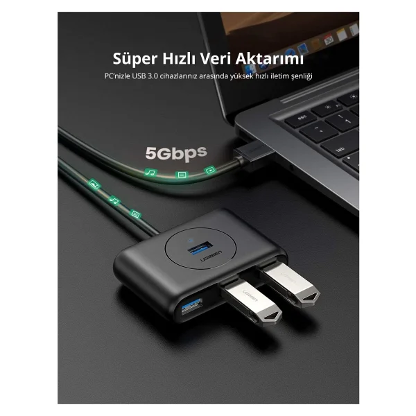 Ugreen 20290 4 Portlu USB 3.0 USB Çoğaltıcı - Görsel 7