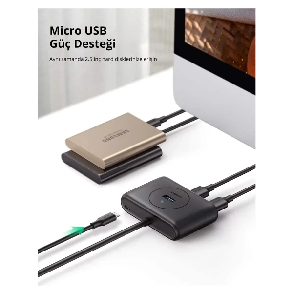 Ugreen 20290 4 Portlu USB 3.0 USB Çoğaltıcı - Görsel 10