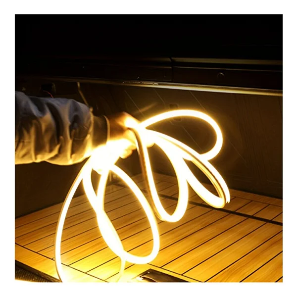 Meyzone Oto Araba Bagaj Içi Kayan LED Aydınlatma 4 Metre Sarı 12v - Görsel 4