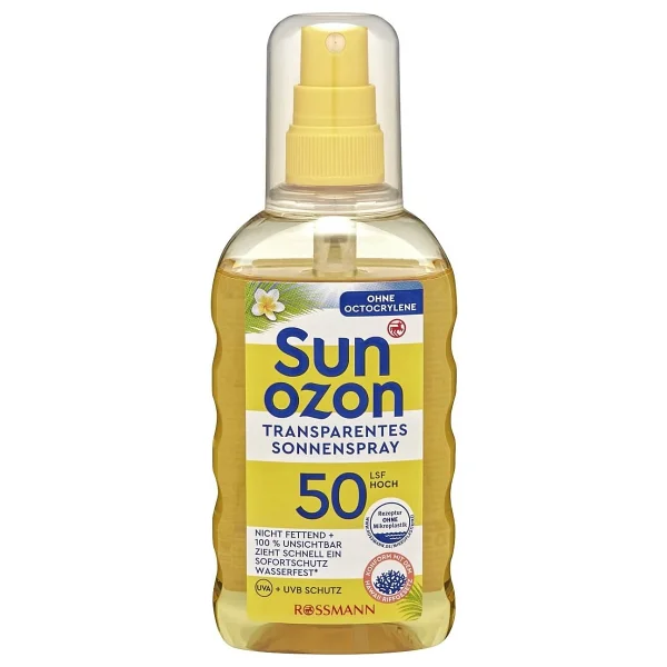 Sun Ozon Transparan 50 Faktör Güneş Spreyi 200 Ml - Görsel 3