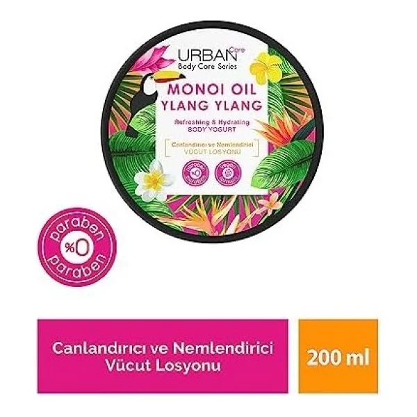 Urban Care Monoi Oil & Ylang Ylang Ferahlatıcı Vücut Losyonu 200 Ml- Vegan - standart - Görsel 2